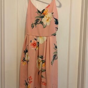 Monteau Pink Floral Dress